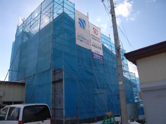 河北町 ＹＹ様邸新築工事 12 上棟検査 『ﾃｸﾉｽﾄﾗｸﾁｬｰで建てる河北町の家』