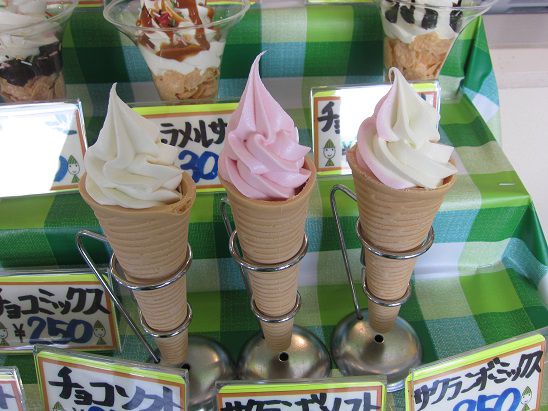 ソフトクリームのコーンが新しくなりました！！