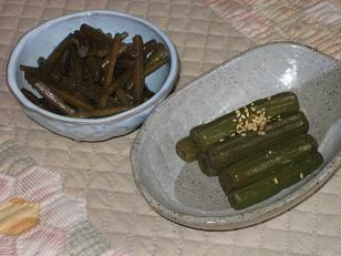 ふきの煮物・・・・・