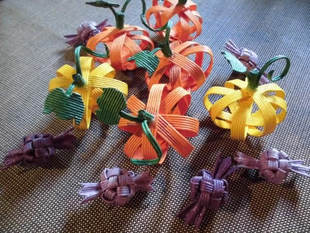 ★。★紙バンドで「かぼちゃ」を作ってみました・・・美蔵