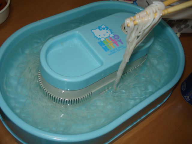 流しそうめんinわが家