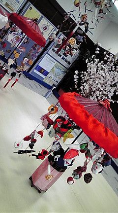 つるし雛と桜
