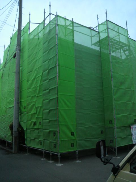 着工です