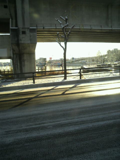 【雪の塩竈湾】