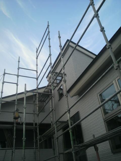 【今日は新築現場】