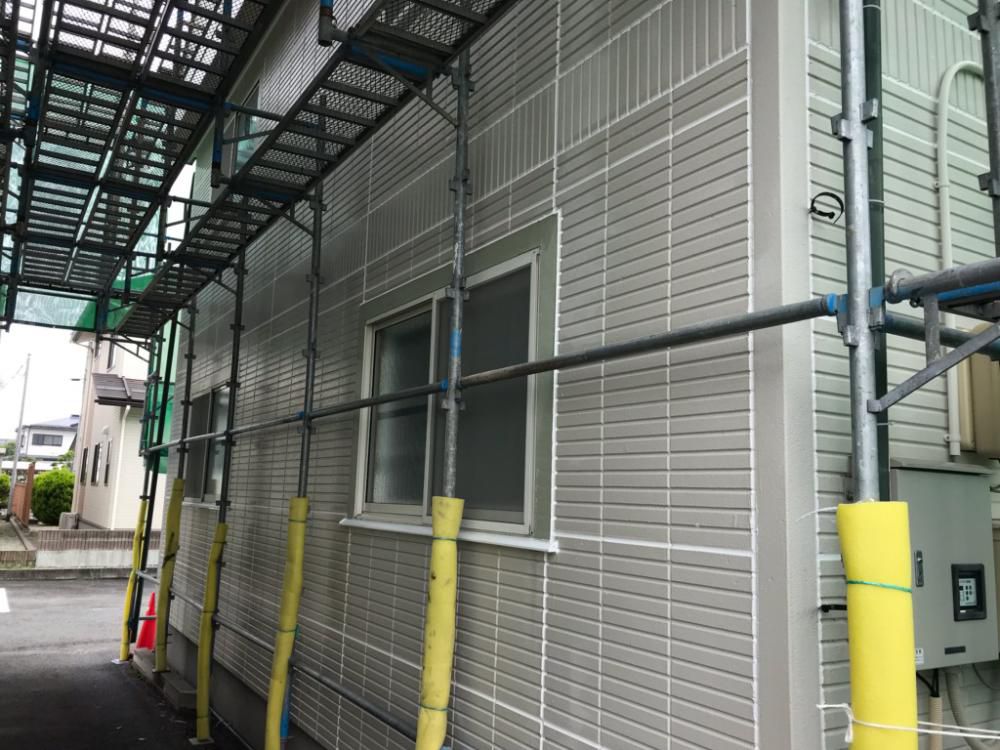 【山形市内Kハイツ様施工中】
