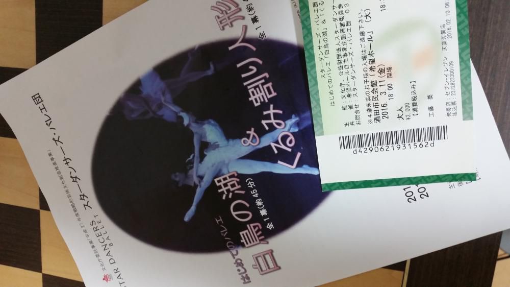 初めてのバレエ公演　part①