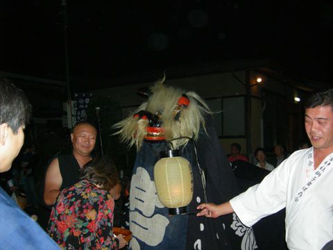 總宮神社　獅子舞渡御
