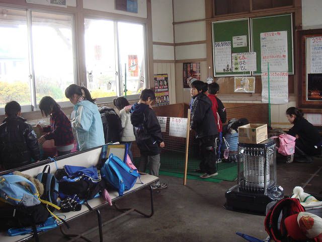 小学生が来てくれました。