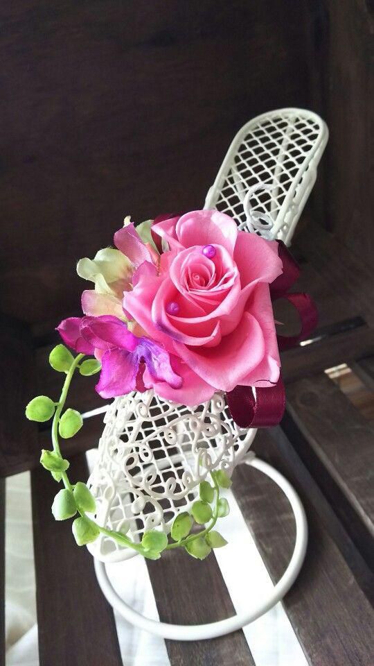 おはな。と。もっと。お花の靴。