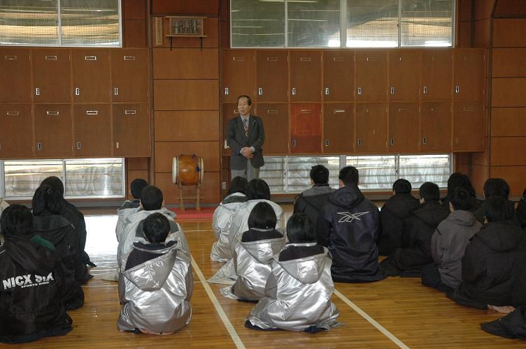 無学会主催による中学生稽古会①