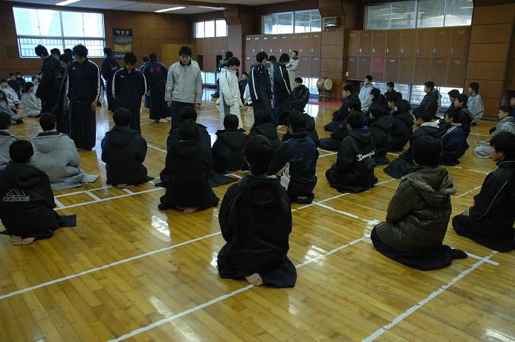 無学会主催による中学生稽古会③