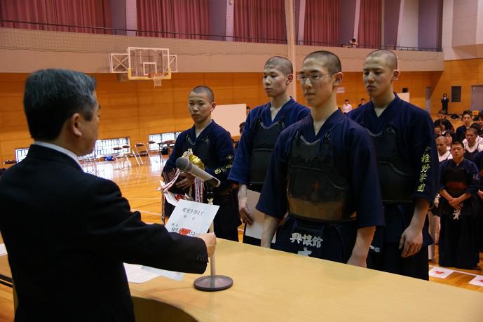 個人戦表彰式の様子