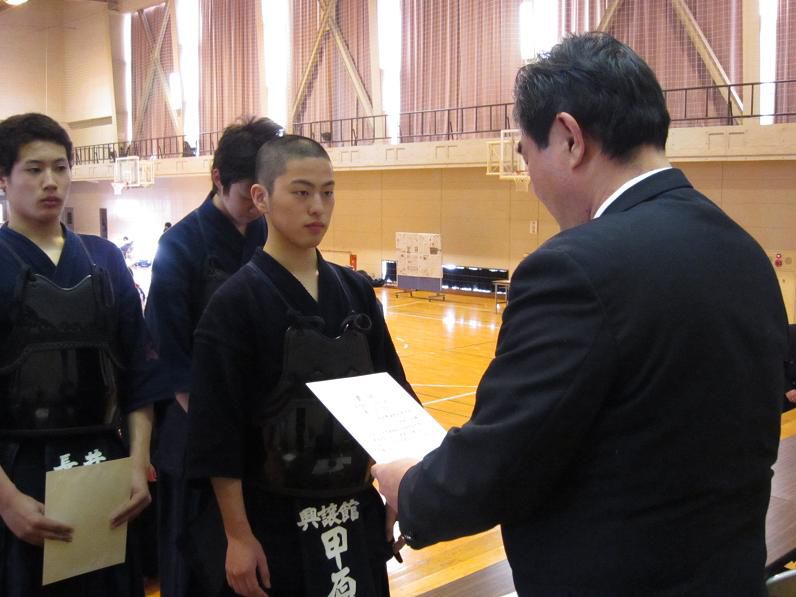 置賜地区冬季剣道大会の結果（男子）