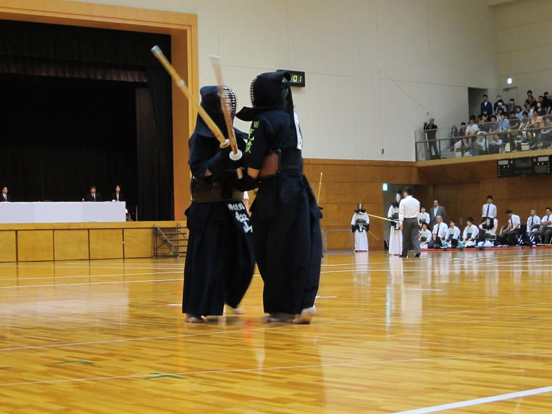 県高校総体女子団体戦先鋒戦