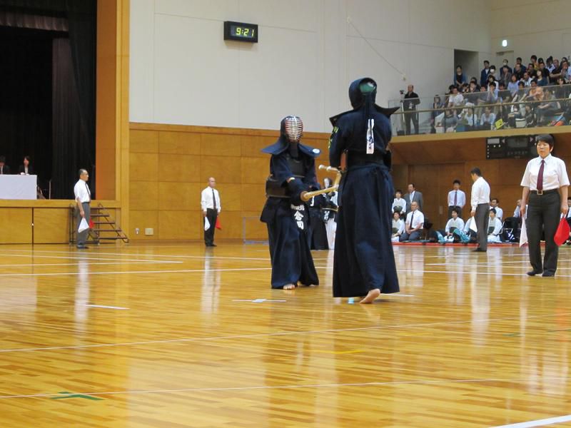 県高校総体女子団体戦大将戦