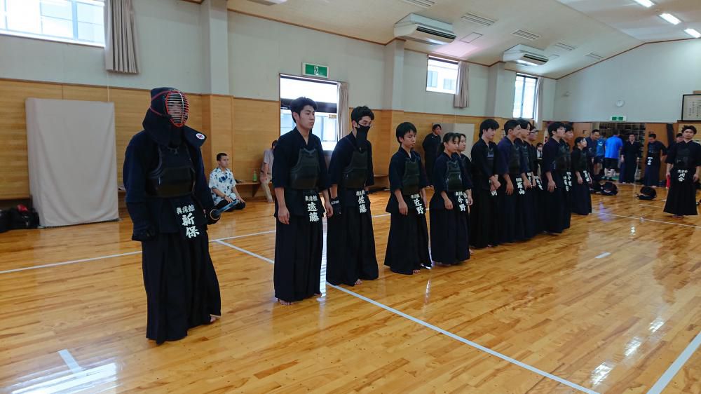 稽古会、対抗試合の様子