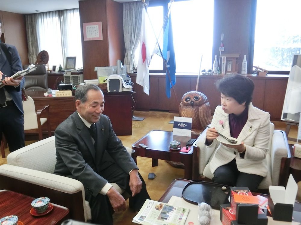 知事へ報告です(´▽｀)/