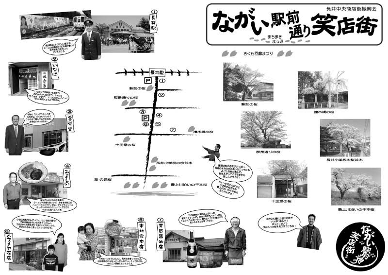 長井まちなかの桜を紹介します。