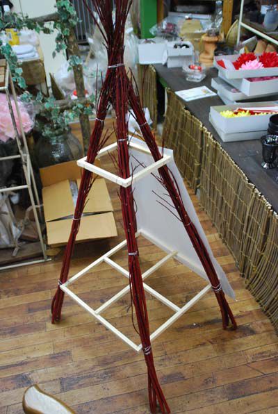 もうすぐ「夢灯」～～♪～行燈製作中