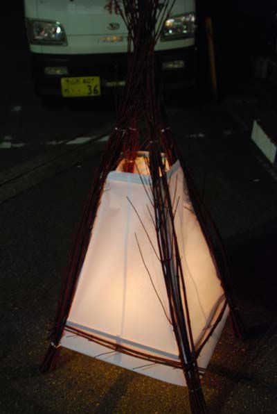 もうすぐ「夢灯」～～♪～行燈製作中　その２