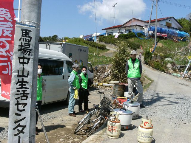災害支援（炊き出し）　南三陸町へ