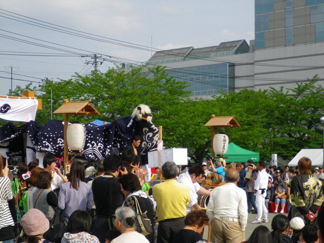 ながい黒獅子まつりにて