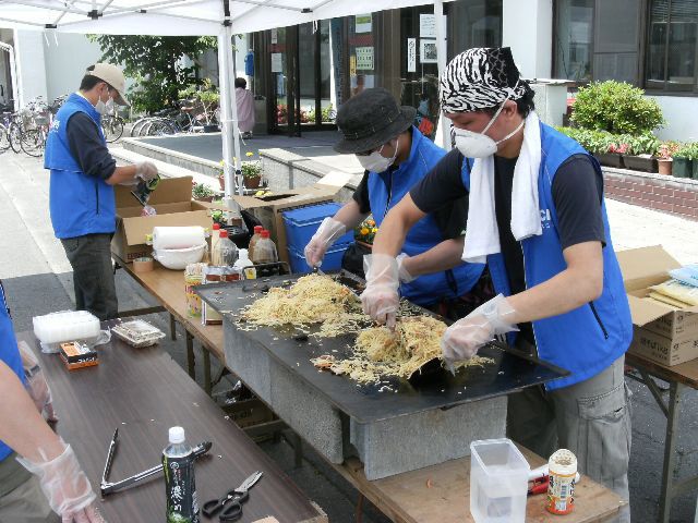 災害支援（炊き出し）石巻市内　第１２回