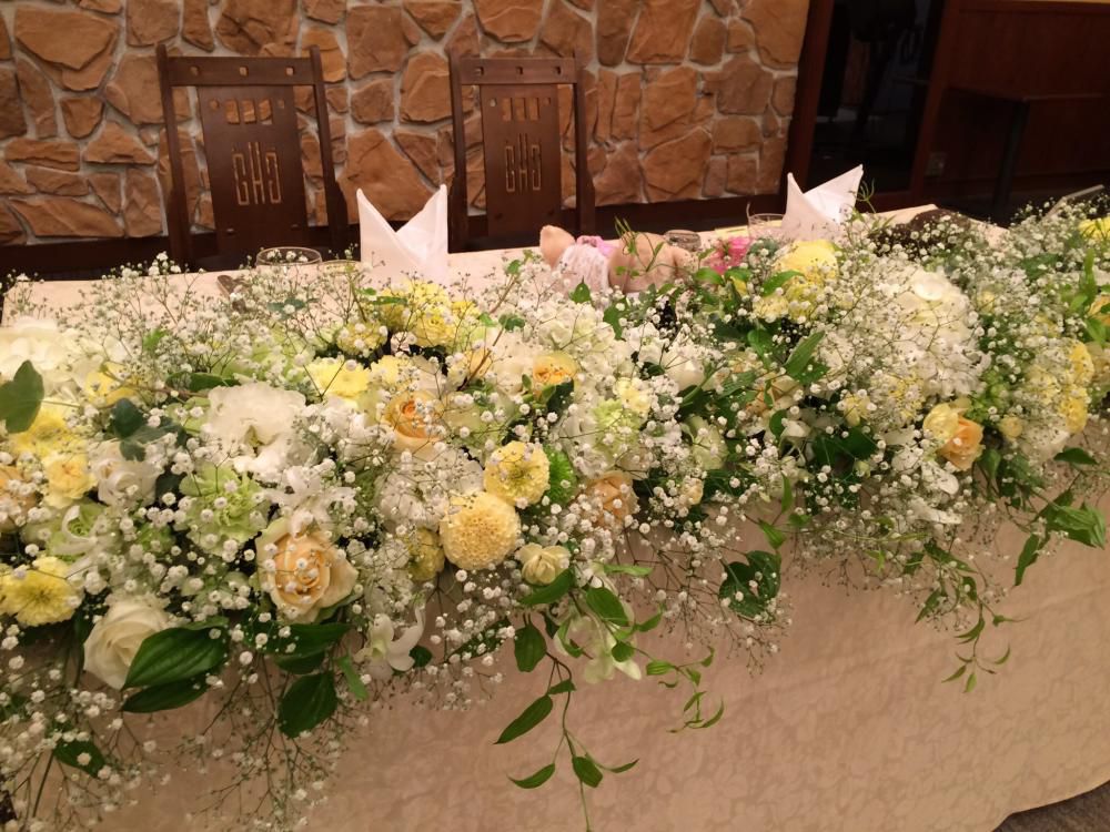 めでたいなぁ～ 同級生の結婚披露宴。(^-^)