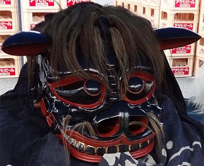 伊佐沢神社　婆獅子
