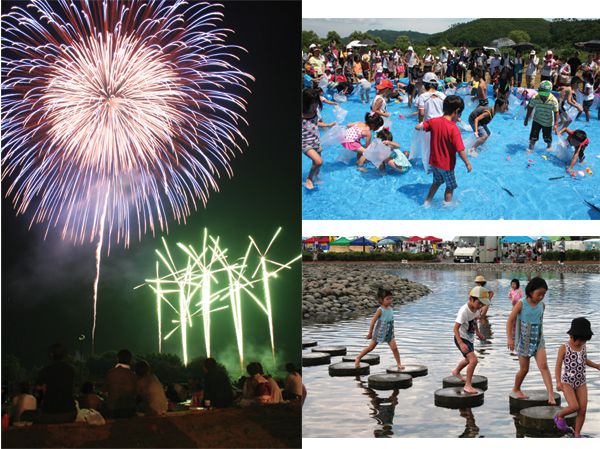 第２０回記念 ながい水まつり/最上川花火大会 