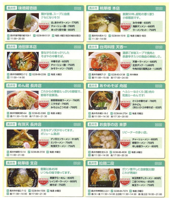ラーメンスタンプラリーお店紹介≪Ｐｒａt.1≫