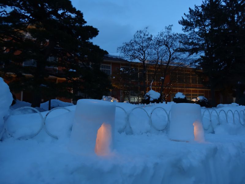 長井小学校第一校舎ライトアップレポート
