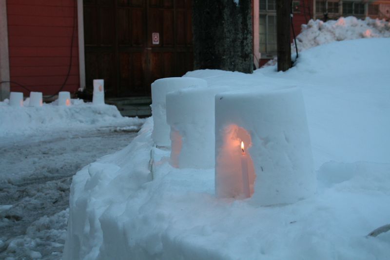 ながい雪灯り回廊まつりにむけて