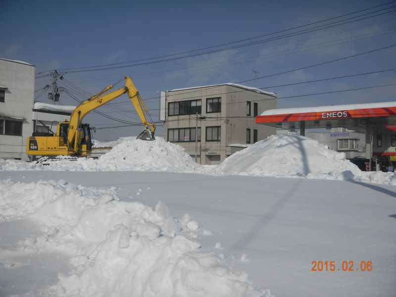 雪像作りお待ちしてます～♪