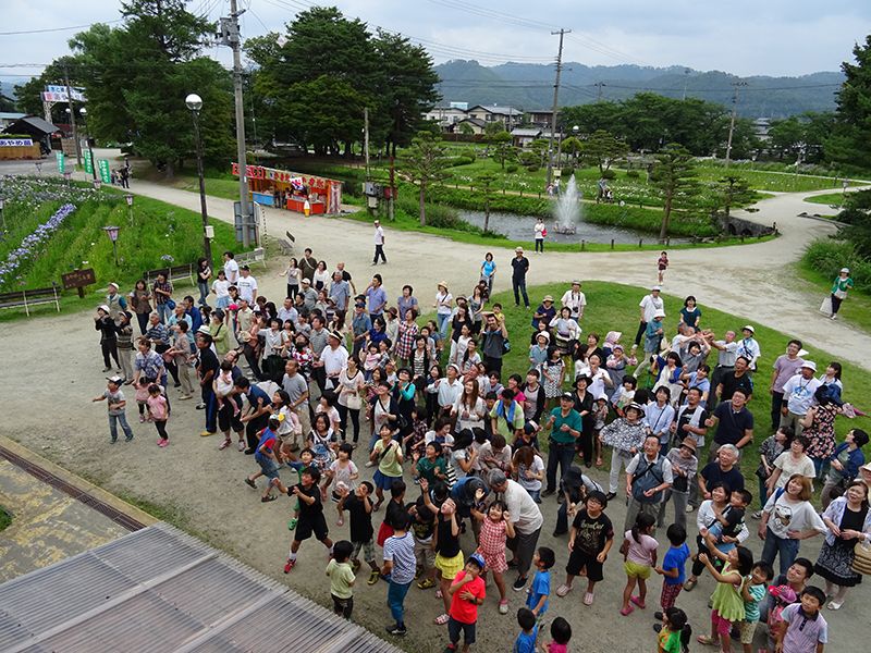 「長井あやめまつり」クロージングセレモニーが行われました（7月5日）