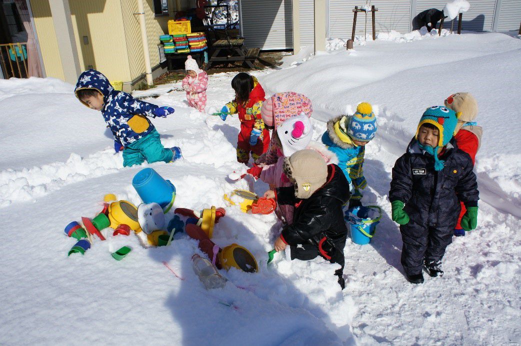 ★雪遊び 楽しいね！★