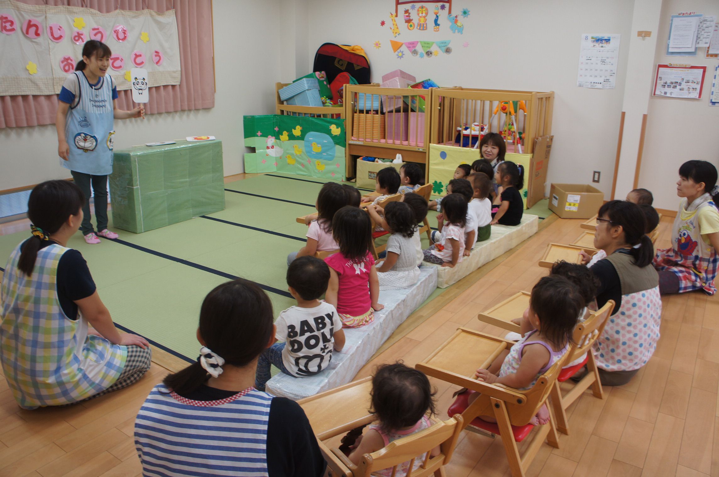 まつり月誕生会