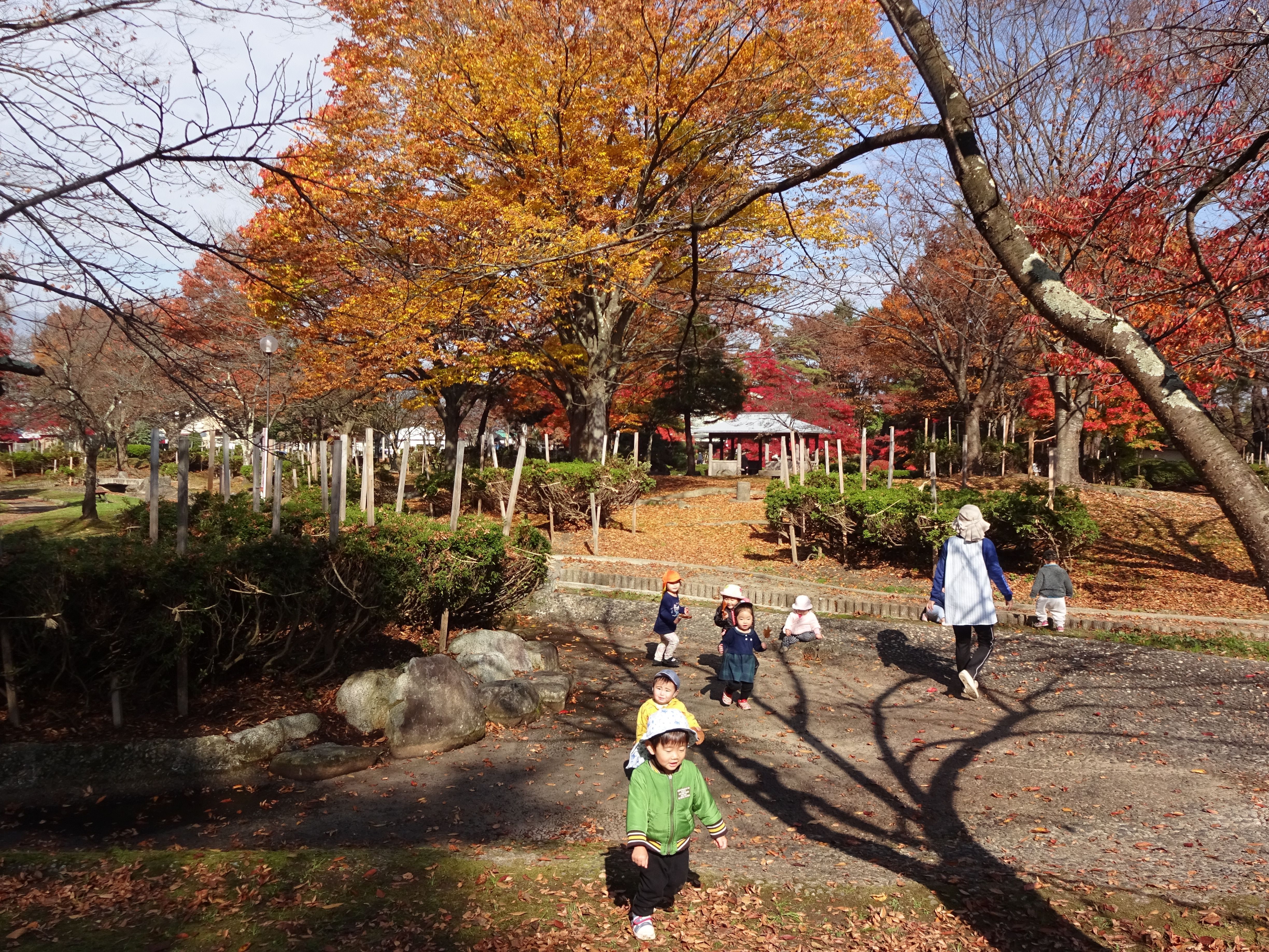 つつじ公園で遊んだよ♪