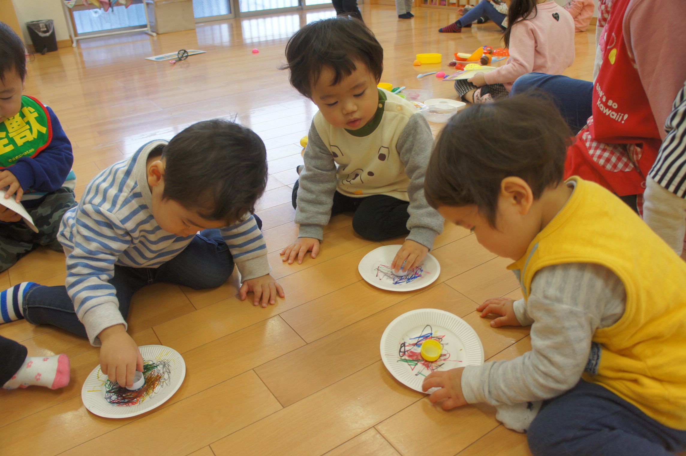 コマを作って遊んだよ♪