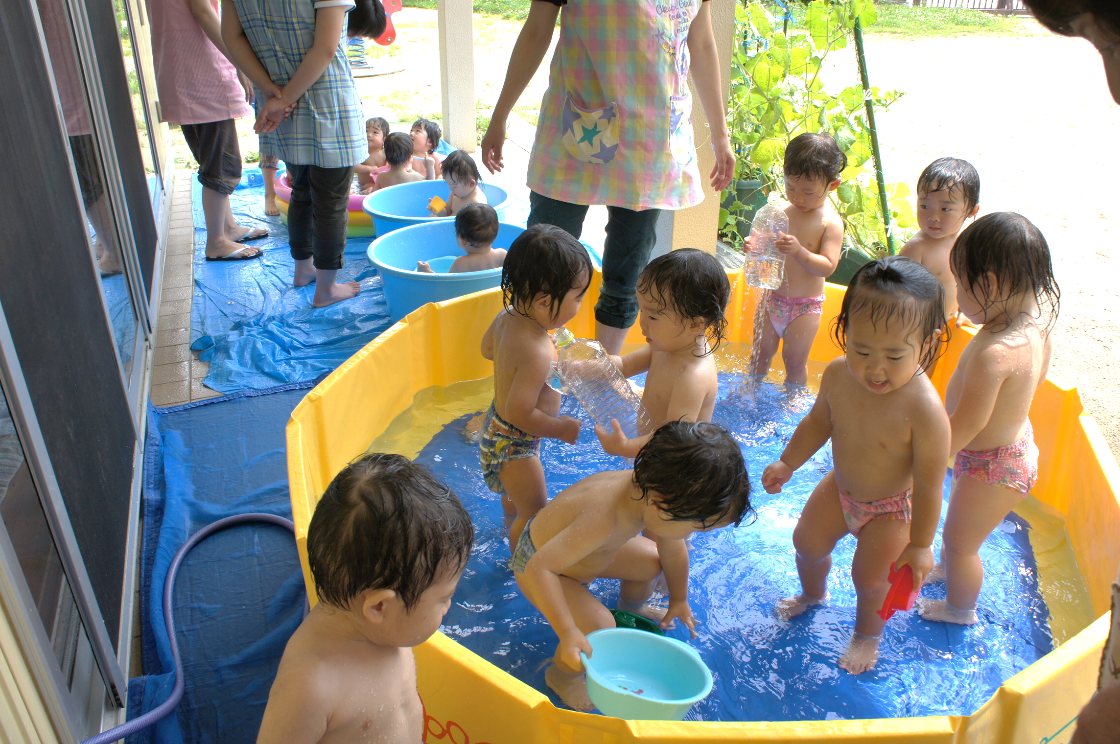 楽しかったねプールあそび