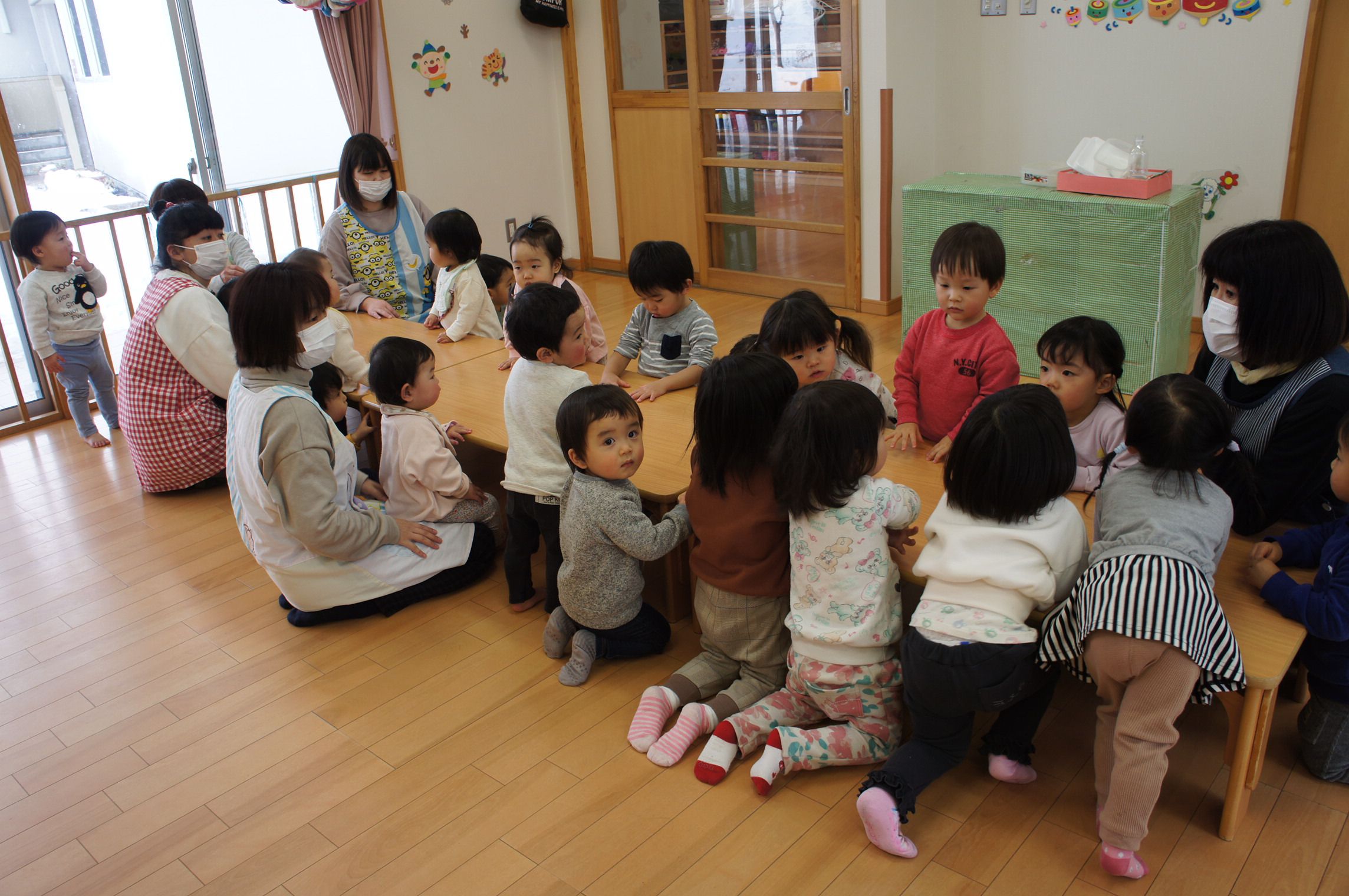 ひよこ組♡あひる組みんなとだんごさげ