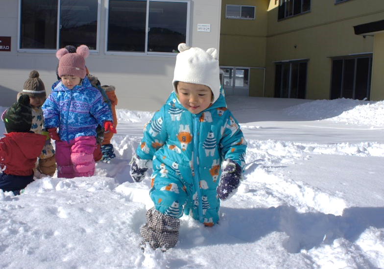 初！雪遊び♪