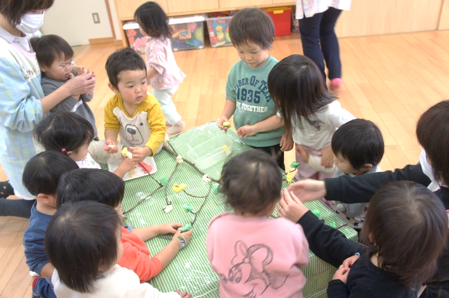 団子下げをしたよ🍡