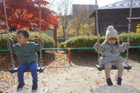 つつじ公園で遊びた～い　～あひる組～