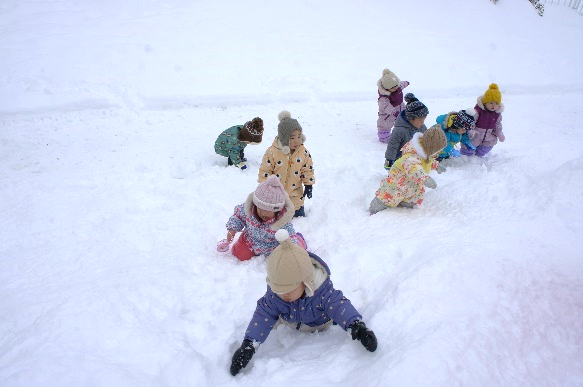 ⛄楽しい雪遊び⛄～あひる組～