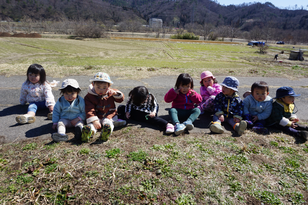 春を見つけました🌷(ぺんぎん組)