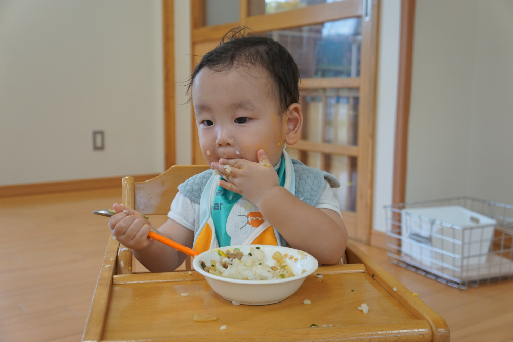給食、おいしい～♡
