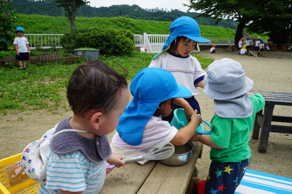 園庭遊びも満喫中です♪～ひよこ組～