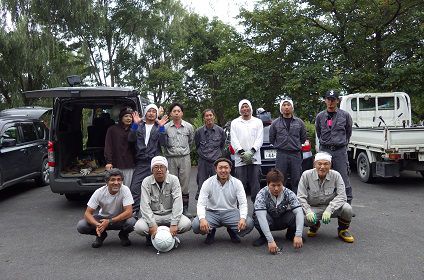 9月16日、ボランティア活動の報告です。